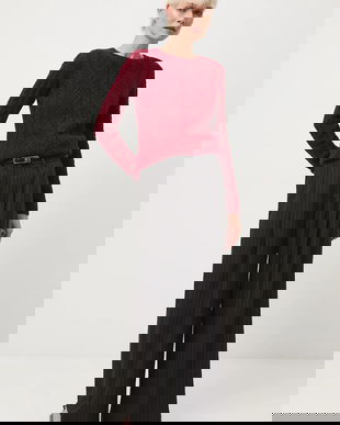 Medicine pulover culoarea bordo, călduros