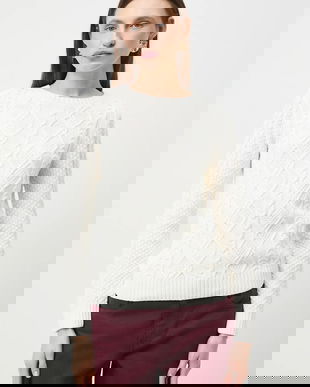 Medicine pulover culoarea bej, călduros