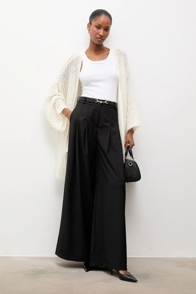 Answear.LAB cardigan din amestec de lână culoarea bej, light