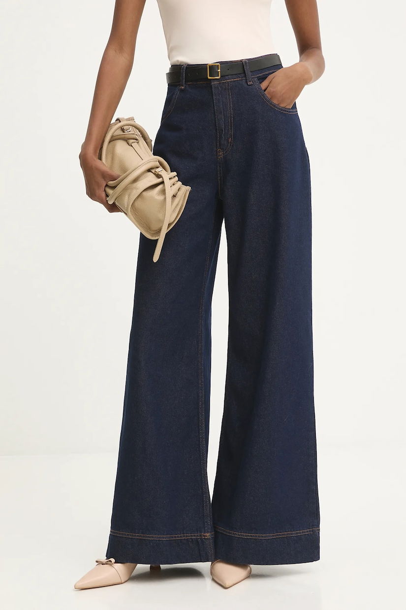 Answear.LAB jeansi culoarea albastru marin