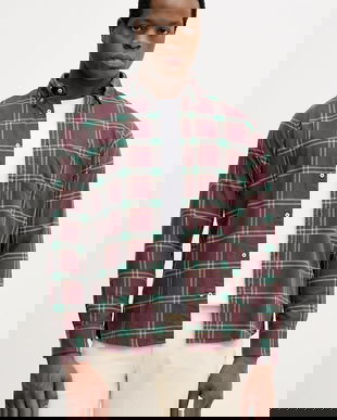 United Colors of Benetton cămașă din bumbac cu guler button-down, regular, 5TCRUQ04W