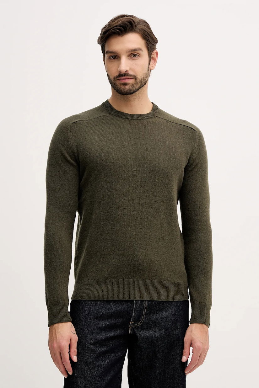 United Colors of Benetton pulover de lână culoarea roșu, light, 1006U108W