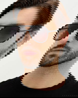 BOSS ochelari de soare culoarea negru, BOSS 1831/S