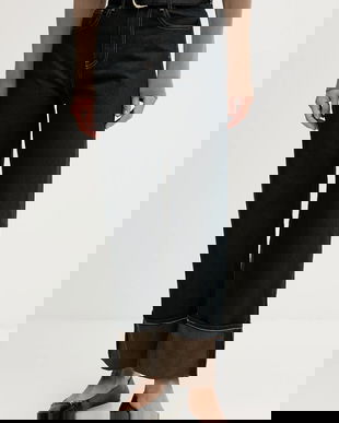 Sisley jeans culoarea bleumarin, 4STALE04V