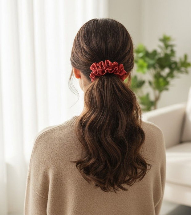 Elastic de păr (Ruffle Scrunchie)