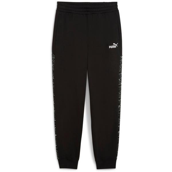 Pantaloni femei Puma Ess Graphic Animal Comfort High-waist Sweatpants 68808601, XL, Negru