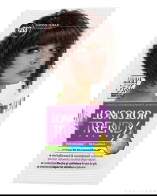 Vopsea de Par Semipermanenta - Loncolor Trendy Colors, nuanta C53 Castaniu Mediu/ Choco-Locco, 2 x 25 ml