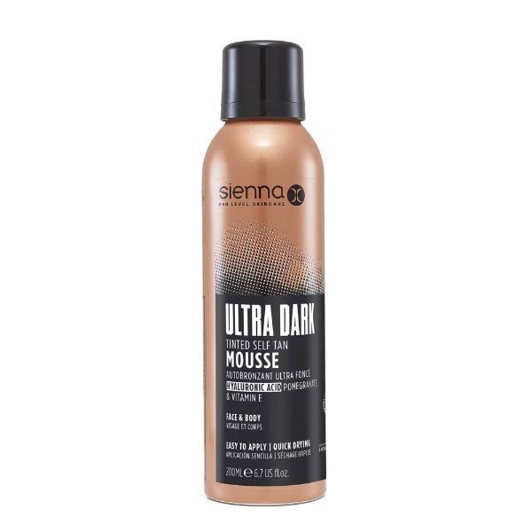 Mousse Autobronzant Sienna X &ndash; Ultra Dark, 200 ml