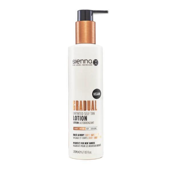 Lotiune Autobronzanta Sienna X &ndash; Gradual Untinted Self Tan Lotion, 200 ml