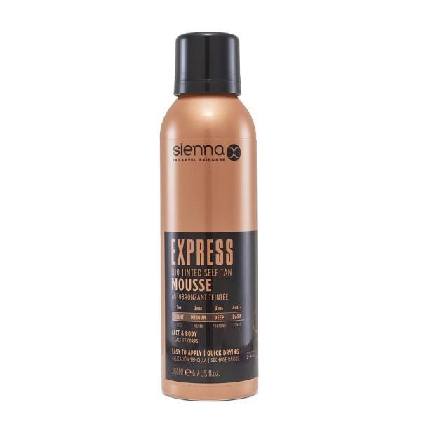 Mousse Autobronzant Sienna X &ndash; Express Q10 Self Tan Tinted Mousse, 200 ml