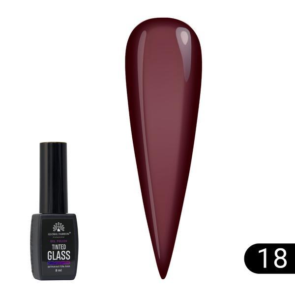 Ojă semipermanentă cu efect de vitraliu Global Fashion 8ml, Tinted Glass 18