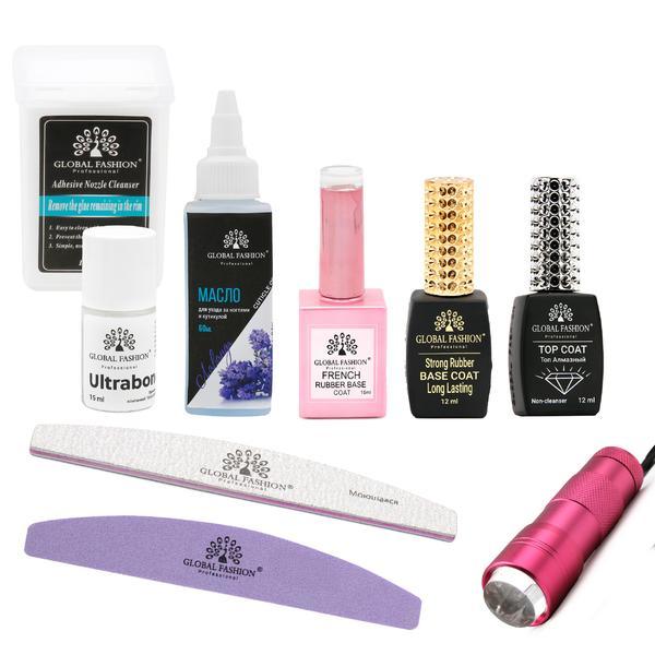 Kit pentru unghii „Manichiură în 30 min” – 9 produse Global Fashion