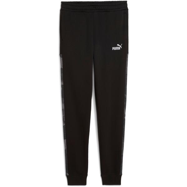 Pantaloni copii Puma Ess Camo Sweatpants 63303801, 176, Negru