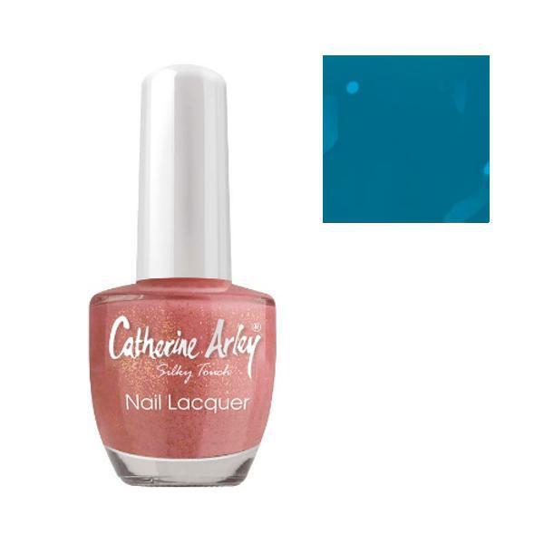 SHORT LIFE - Lac de Unghii Alfar Catherine Arley Silky Touch, nuanta 423 Turquoise, 14ml
