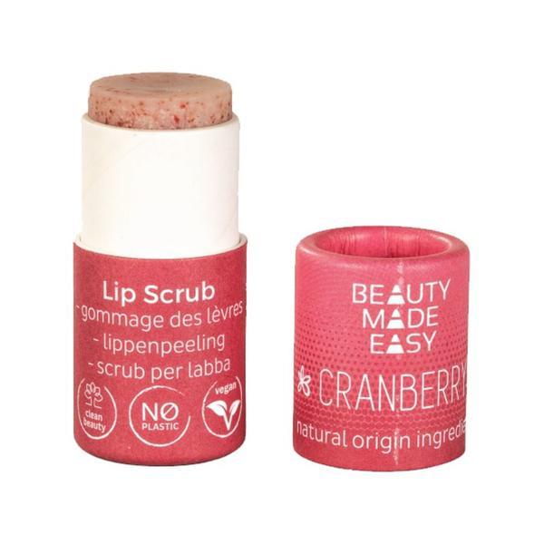 SHORT LIFE - Scrub pentru Buze cu Merisoare Beauty Made Easy - Lip Scrub Cranberry, 6 g