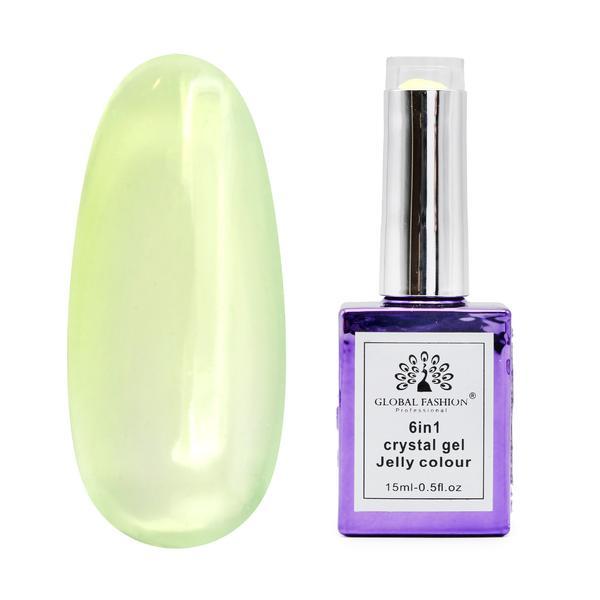 Cristal Gel pentru construcție Gel 6 în 1, Jelly Colour Gel,15 ml, 6602 (Fara Tpo)