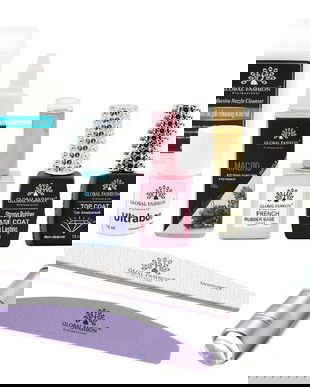 Set manichiură, Global Fashion, numărul 9, produse profesionale, accesorii, culori elegante