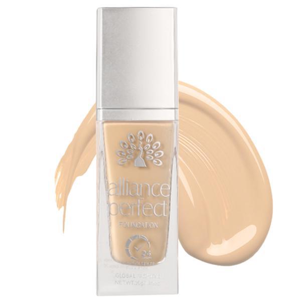 Fond de ten Alliance Perfect Foundation, Global Fashion,  L028, Deep Cocoa, 30 ml