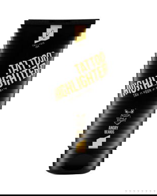 Crema pentru tatuaje Angry Beards Tattoo Hightlighter Travis Ink, 75 ml