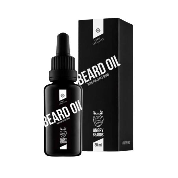 Ulei de barbă Angry Beards Chris Traveller Beard Oil 30 ml
