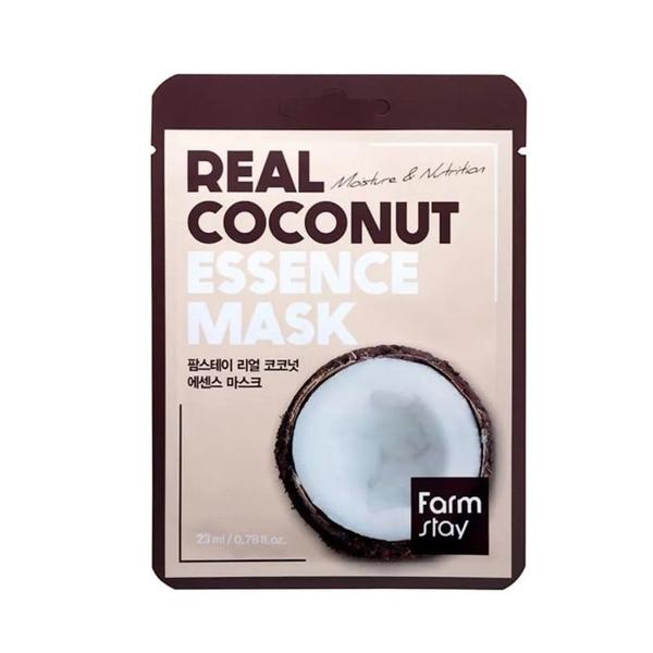 Masca Faciala Hidratanta cu Esenta de Cocos - FarmStay Real Coconut Essence Mask, 23 ml