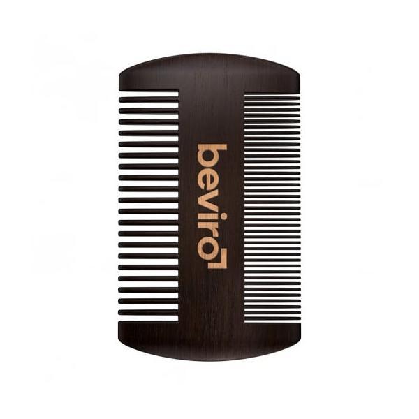 Pieptene de barbă Beviro Pear Wood Beard Comb