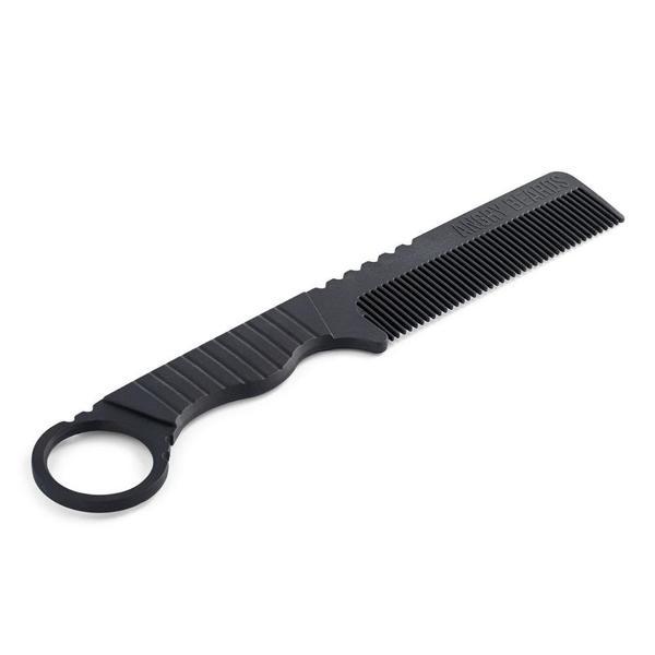 Pieptene de barba Angry Beards Carbon Combat Comb