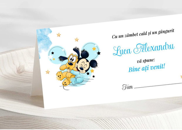 Plicuri de bani botez băieți Baby Mickey mouse