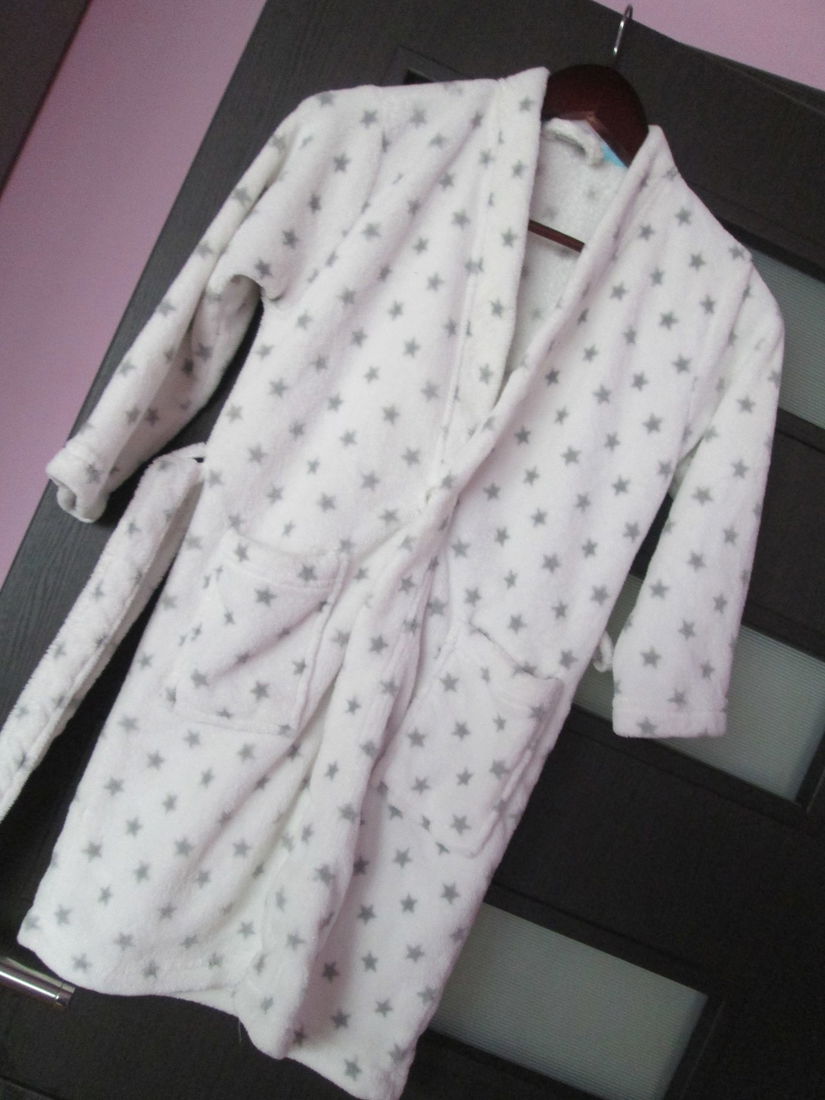 halat baie alb cu stelute 122/126