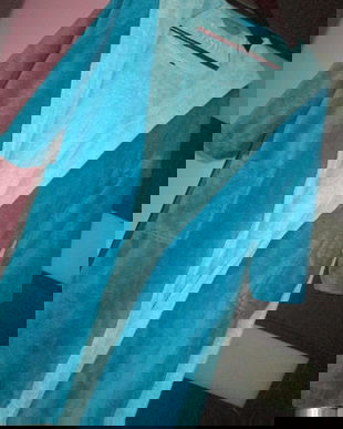 halat albastru baie copii 128