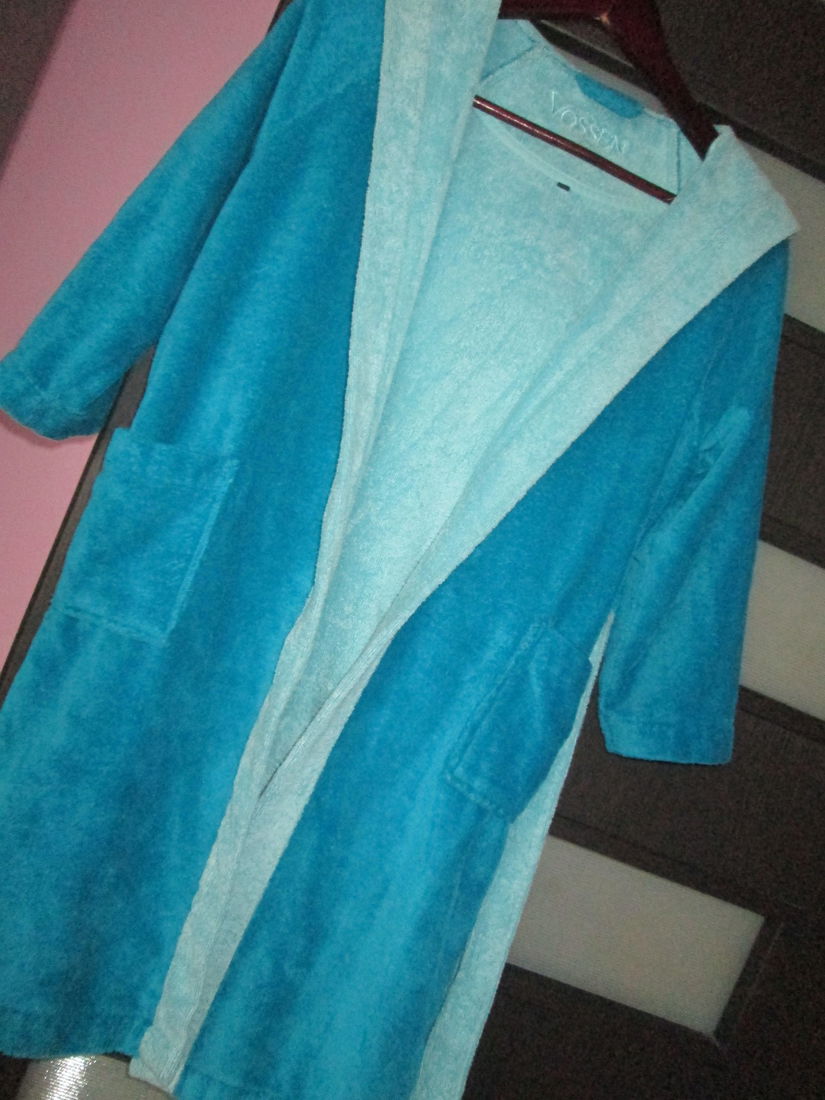 halat albastru baie copii 128