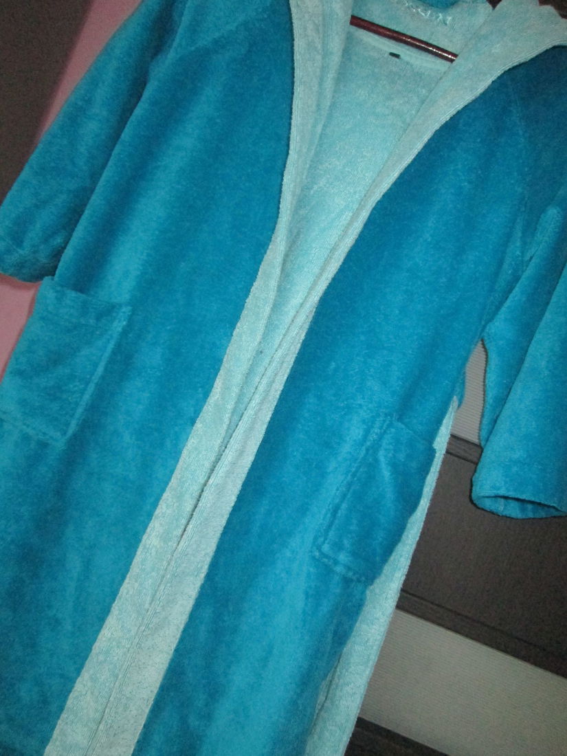 halat albastru baie copii 128