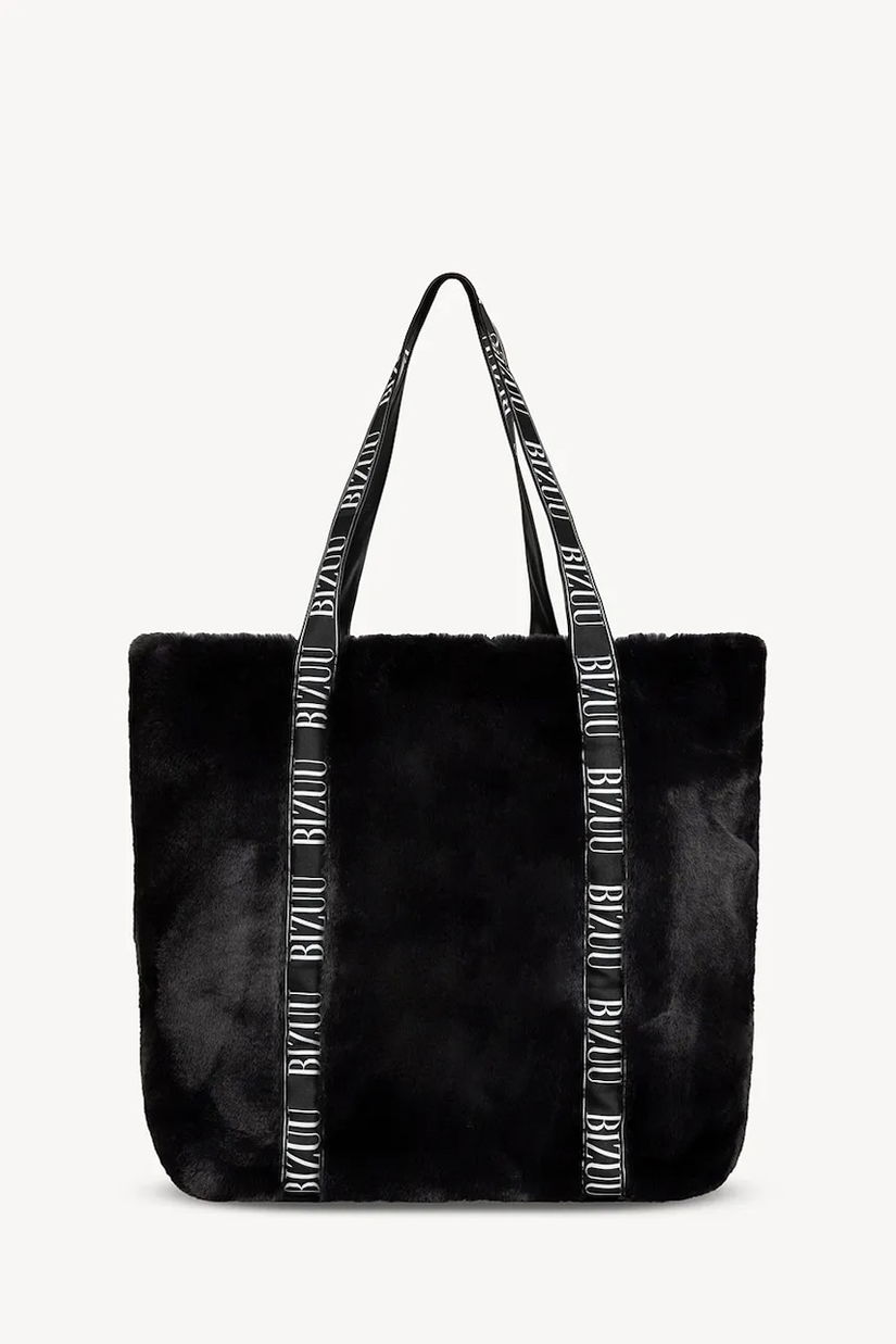 Bizuu poșetă FUZZY culoarea negru, FUZZY CZARNY