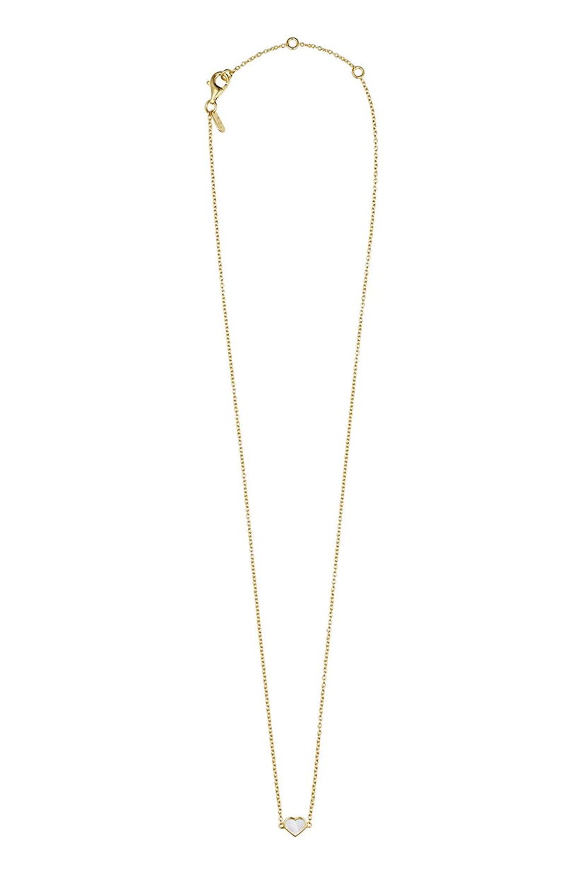 Design Letters colier din argint placat cu aur 90304018PEARL