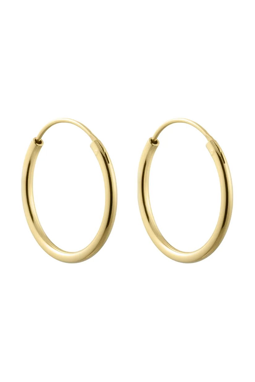 Design Letters cercei din argint placat cu aur 90403022GOLD