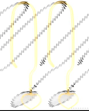 Design Letters cercei din argint placat cu aur 90405006PEARL