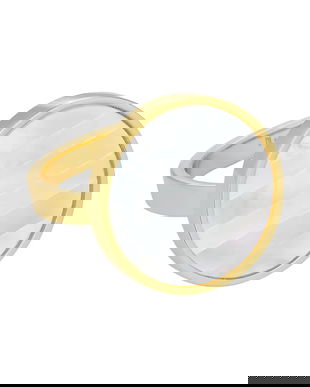 Design Letters inel de argint placat cu aur 90605001PEARL