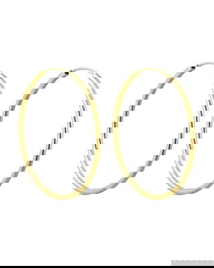 Design Letters cercei din argint placat cu aur 90403023GOLD