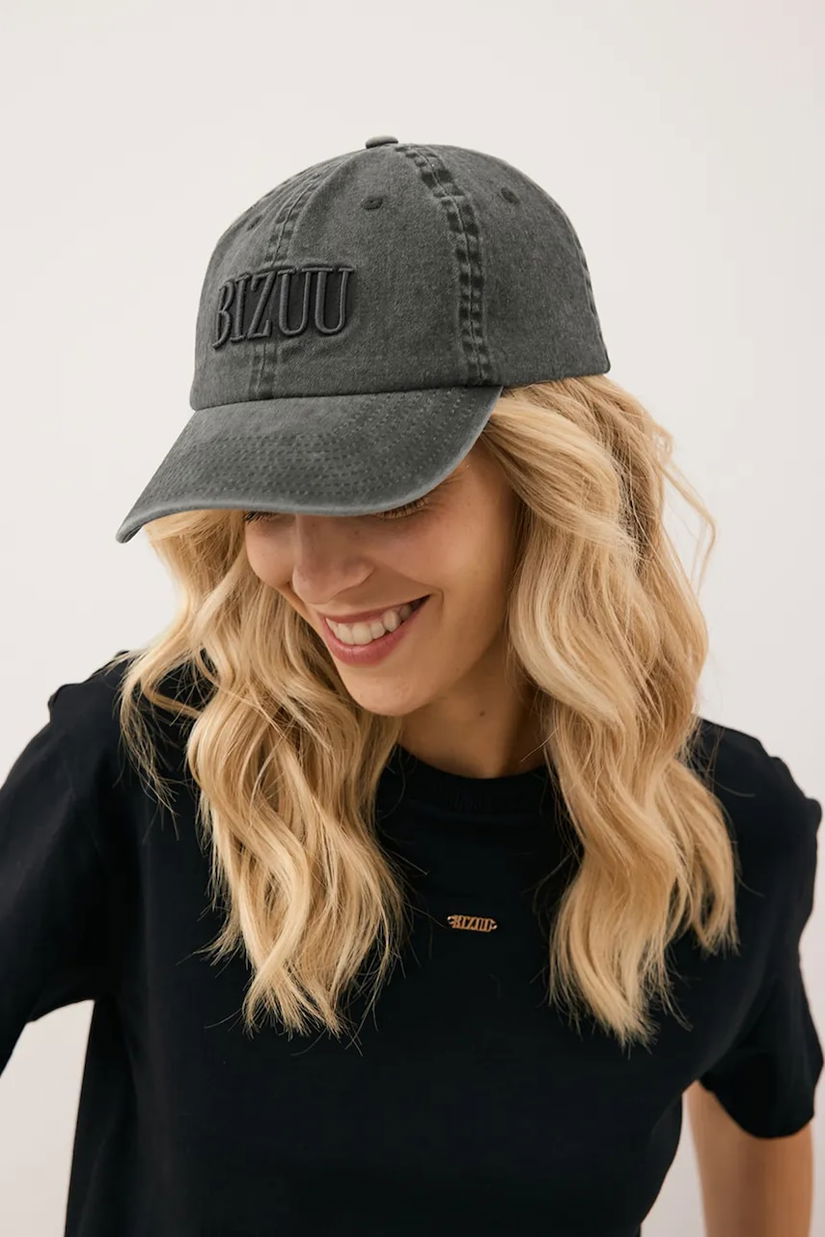 Bizuu șapcă de baseball din bumbac ZANE culoarea gri, ZANE SZARY