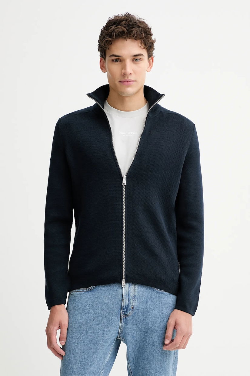 Marc O'Polo pulover de bumbac culoarea bleumarin, M20501661002