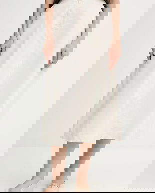 United Colors of Benetton fustă din bumbac culoarea bej, midi, evazați, 494BD0058