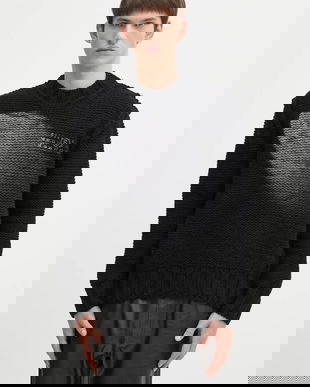 MM6 Maison Margiela pulover de lână culoarea negru, călduros, SH2HL0029.M13173.900S