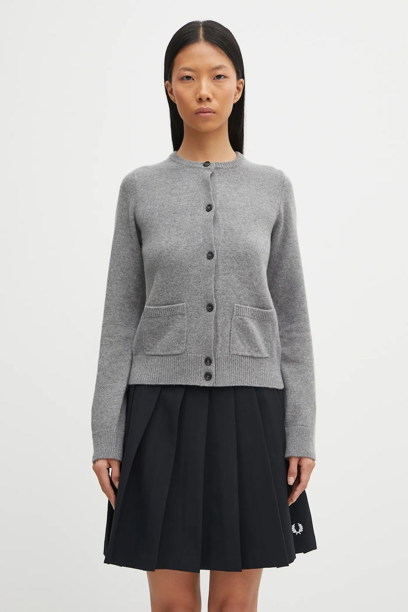 MM6 Maison Margiela cardigan din amestec de lână culoarea gri, S62HP0036.M13187.854