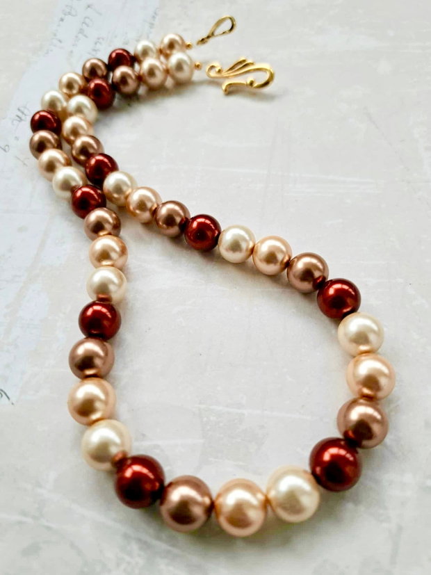 Colier perle Swarovski
