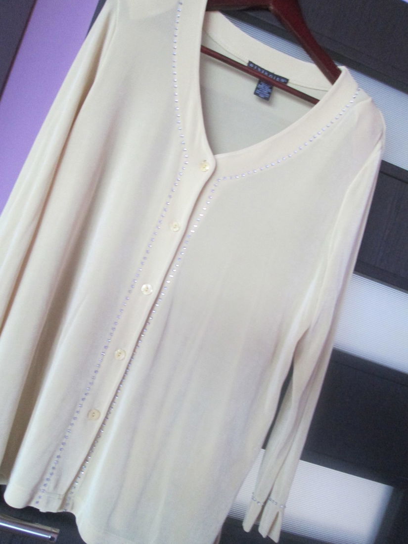 bluza galbena eleganta Citiknits L dame