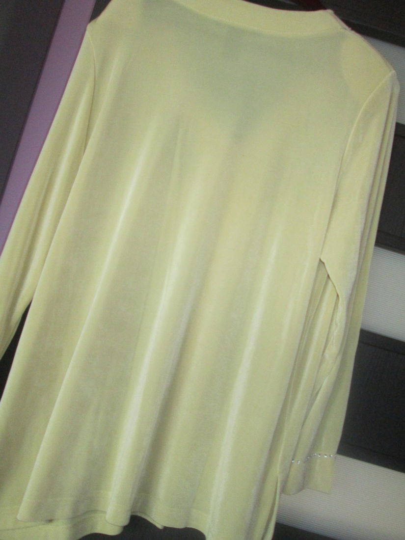 bluza galbena eleganta Citiknits L dame