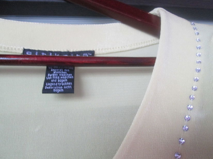 bluza galbena eleganta Citiknits L dame