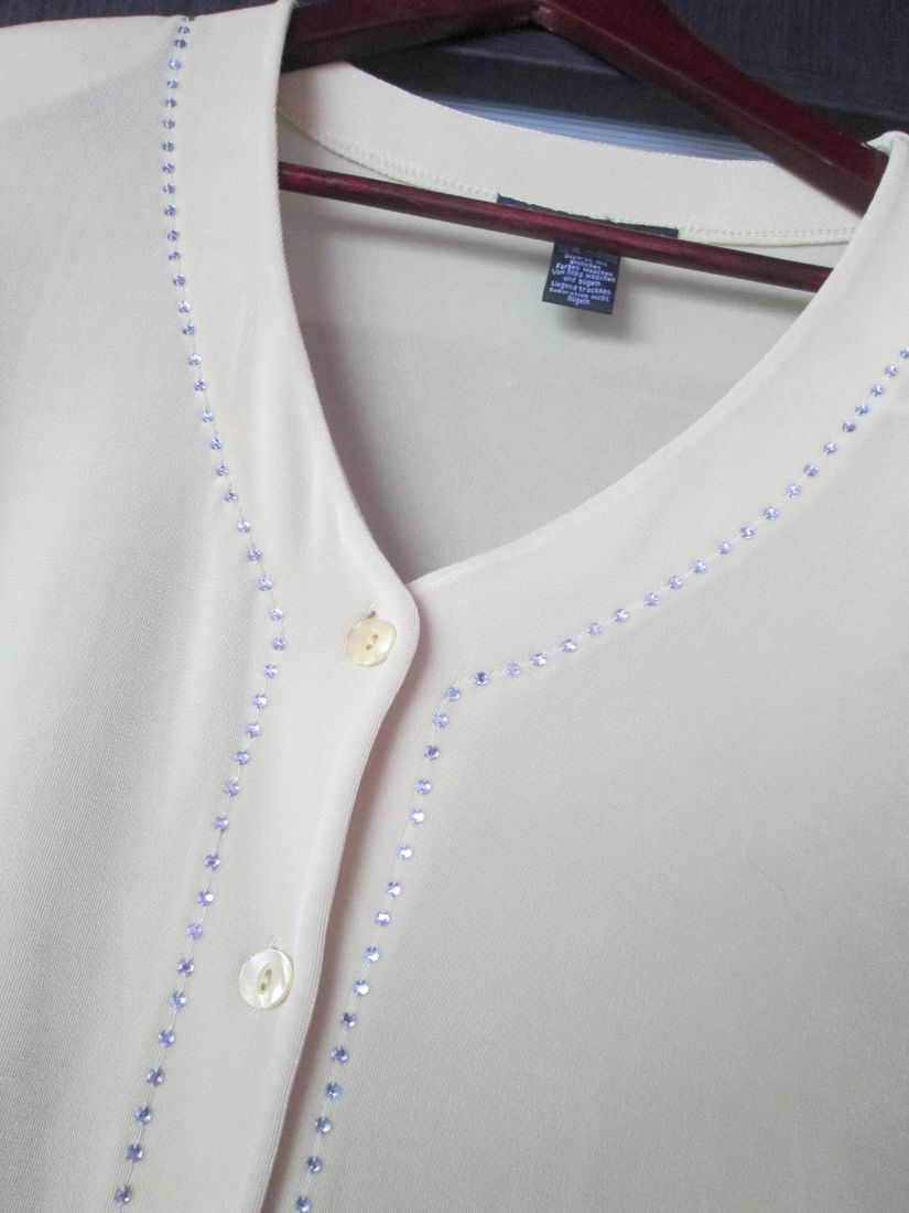 bluza galbena eleganta Citiknits L dame