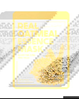 Masca Faciala Nutritiva cu Esenta de Fulgi de Ovaz - FarmStay Real Oatmeal Essence Mask, 23 ml