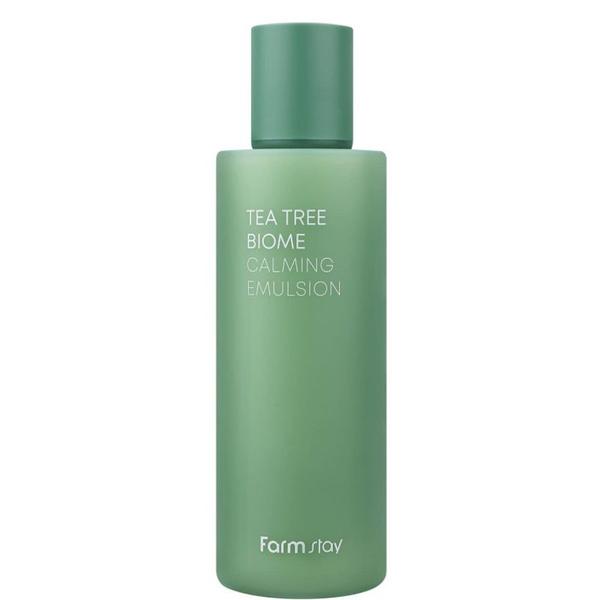 Emulsie Calmanta cu Extract de Ceai Verde - FarmStay Tea Tree Biome Calming Emulsion, 200 ml